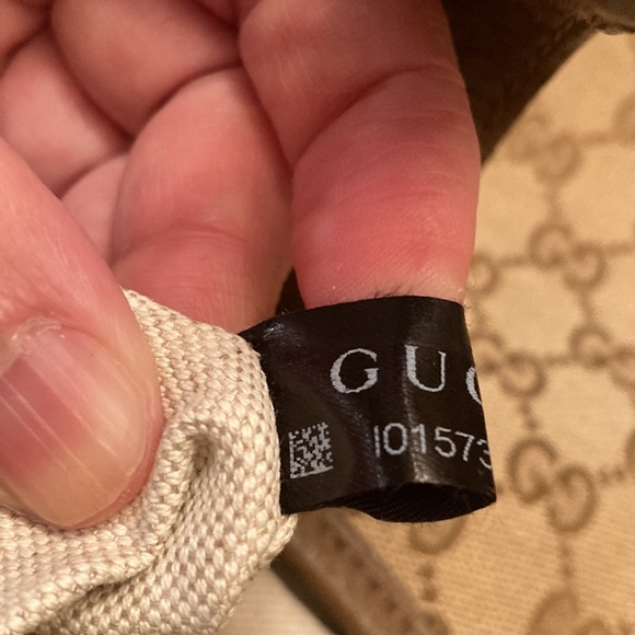 🎄Gucci “Jackie” 1961 Medium Canvas Bag with leather trim, NWT - Picture 5 of 15